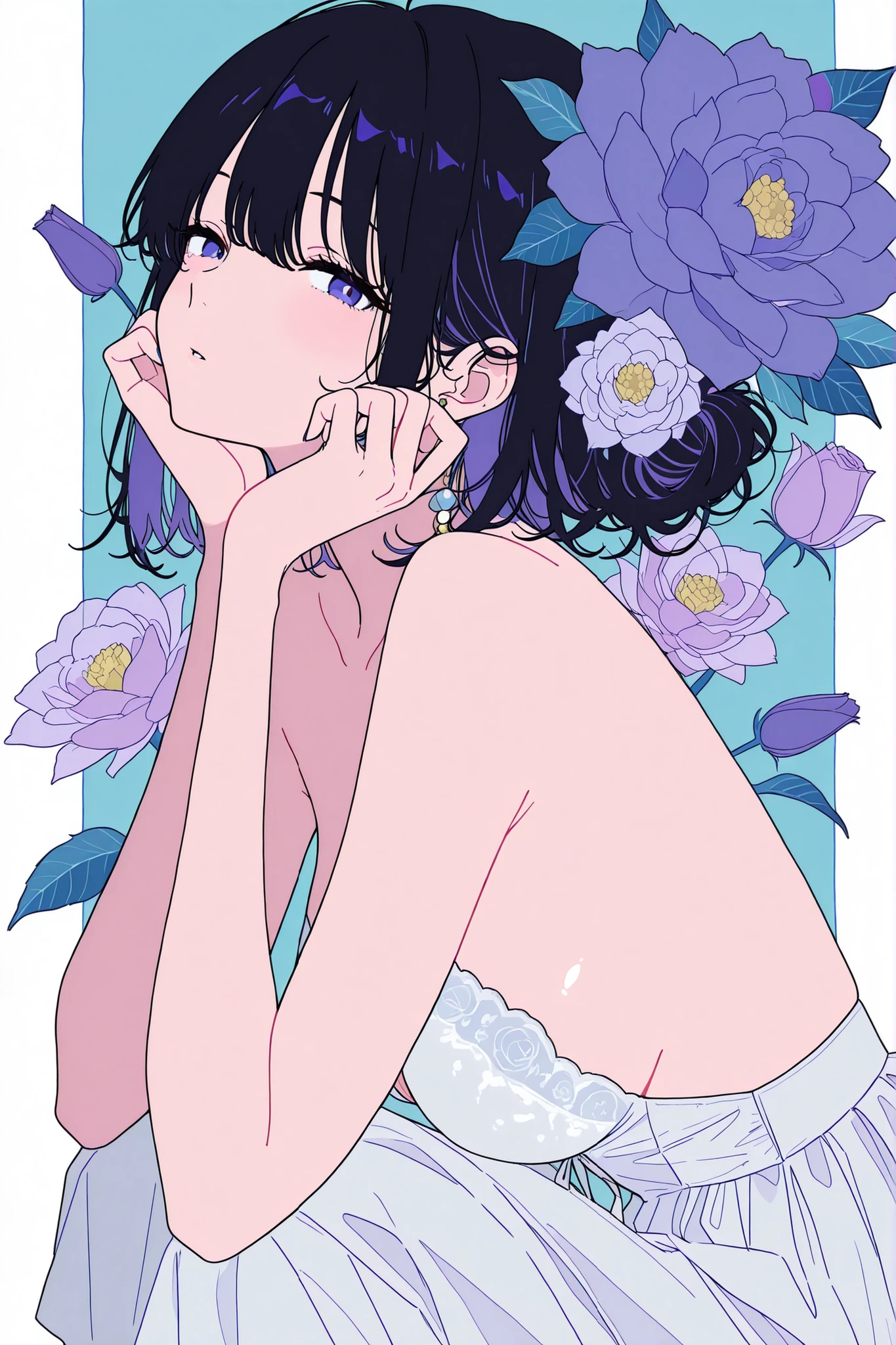 masterpiece,Highest Quality,Great Quality,very beautiful,absurd,Newest,topless