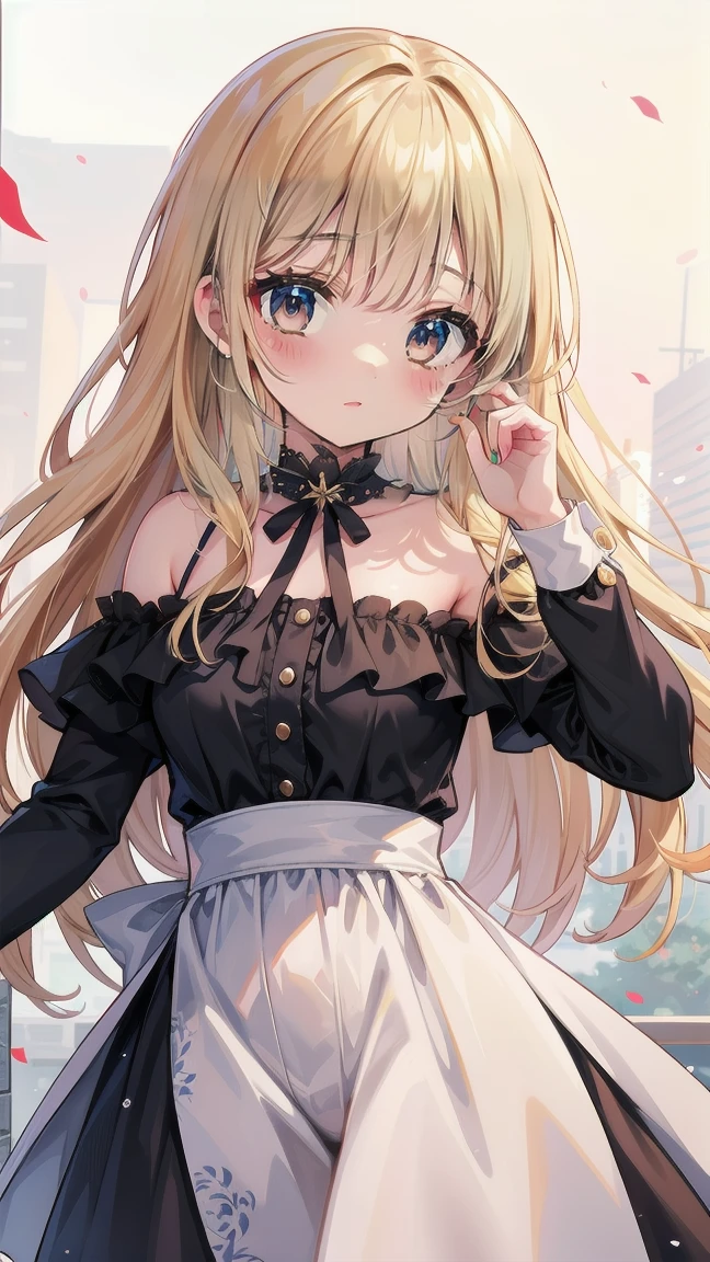 ((Sketch)), ((Watercolor)),((best quality)) ((best quality)), ((masterpiece)), (detailed), HD, Highly Detailed, 4k image, anime style, beautiful young teenage girl, 13 years old, pearly white skin, Blonde braided ponytail hair, adorable and cute  features, golden-brown colored eyes, White Japanese Maid Uniform, Black sheer stockings plump thick lips, small minimal A-cup breasts, tall height(180cm), small narrow waist, wide curvy hips, plump large round ass,