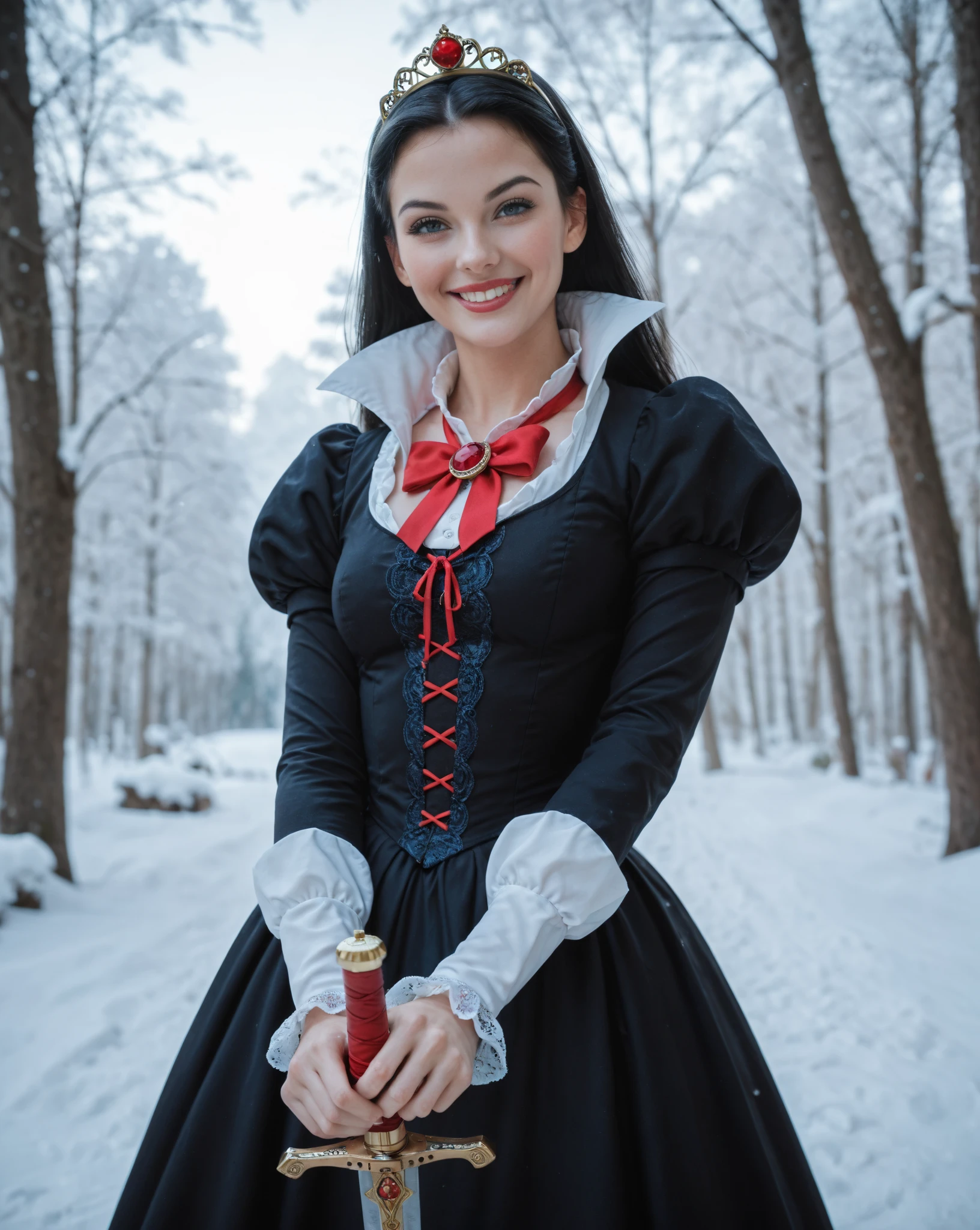 Snow white queen cosplay costume girl 