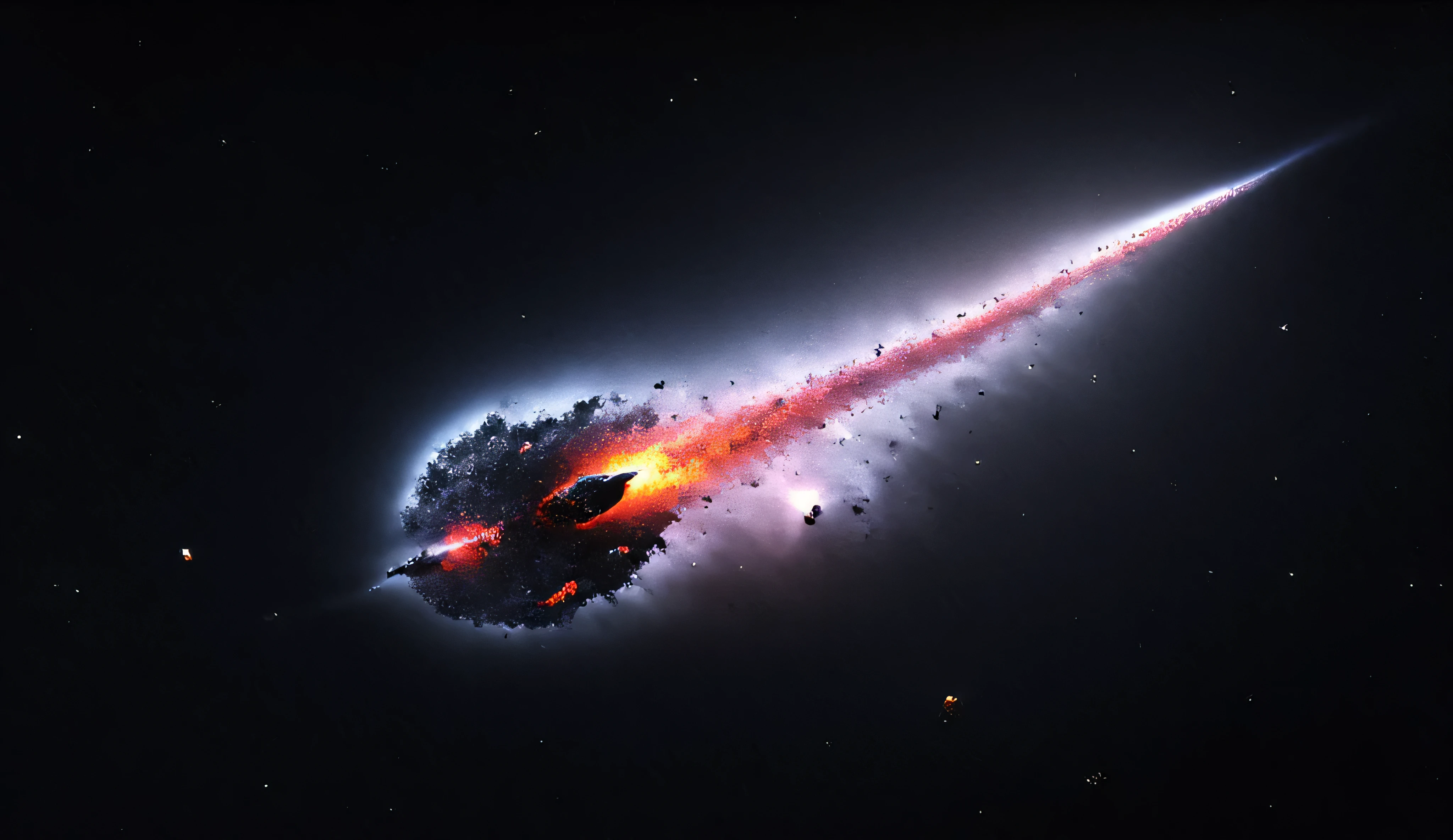 masterpiece, best quality, logo design, a majestic quill pen writing in stardust. The feather of the pen is formed from a vibrant nebula with glowing stars. The ink flowing from its tip is a swirling galaxy, creating constellations and letters that fade into the cosmos. Dark background, deep space, elegant, high contrast. --style raw --ar 1:1