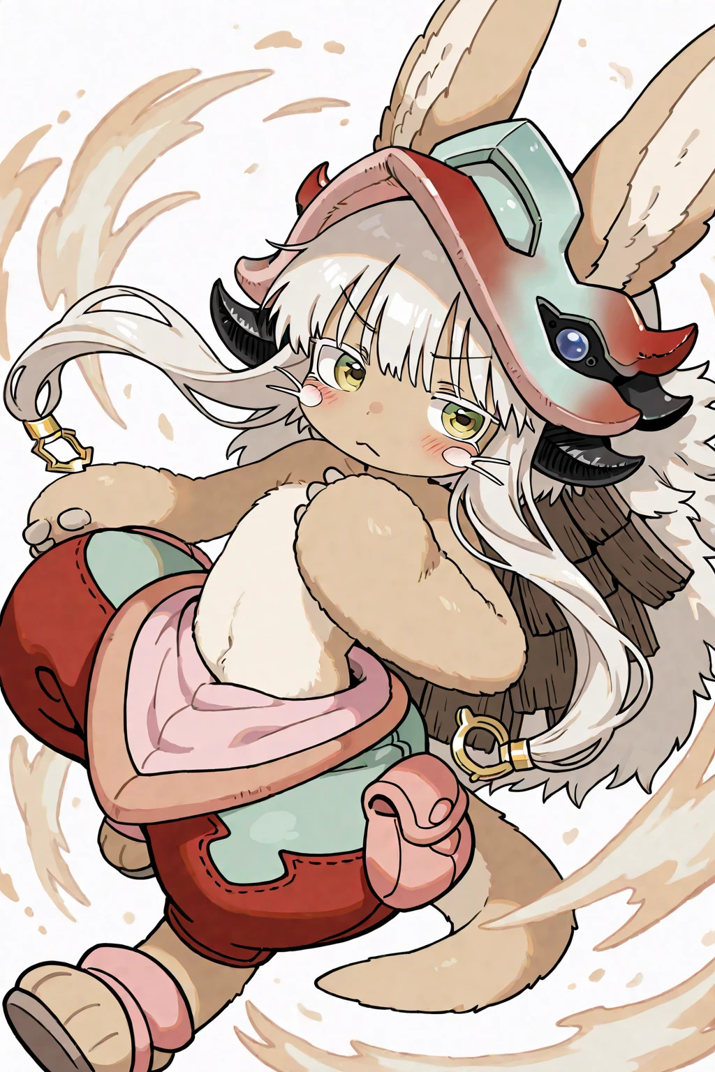 nanachi \(made in abyss\), nanachihat, nanachipants,