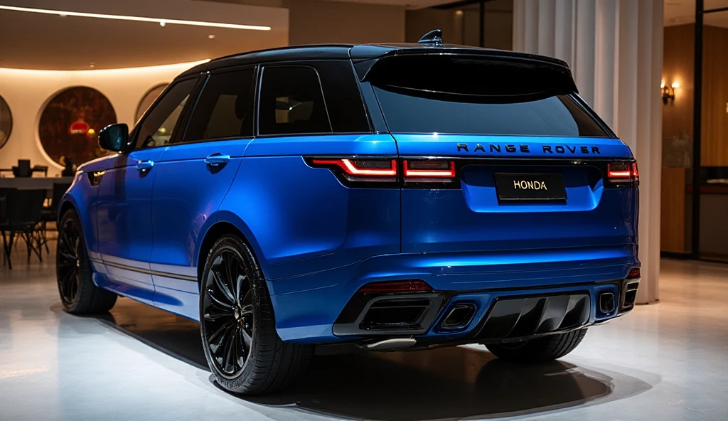 Range Rover Blue Range Rover SV 2027 Next-Gen in Royal Blue with Gloss Black roof ...