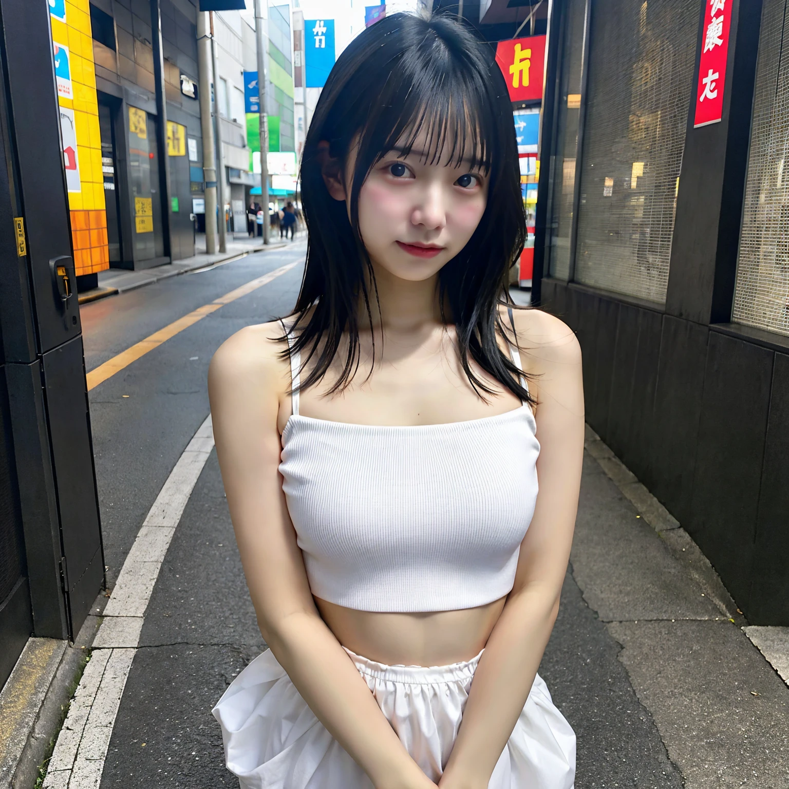 (Highest quality、Highest quality、Highest Resolution、masterpiece、detailed、live-action)、
(((Mesh mini dress)))、
(((Lift up your skirt with both hands)))、
(((Grab the hem of your skirt with both hands)))、
(((Showing )))、
((( are visible)))、
(Wearing pantyhose)、
1 Japanese woman、
Cute Japanese Woman、
Beautiful 20 year old Japanese woman、
Slender figure、
Super slim figure、
Small breasts、
Silver Hair、
The woman is facing the photographer、
Illuminated by spotlights、
being fanned by a strong wind、
smile、
whole body、
Standing posture、
Tokyo、
In the middle of the scramble crossing in Shibuya at night、