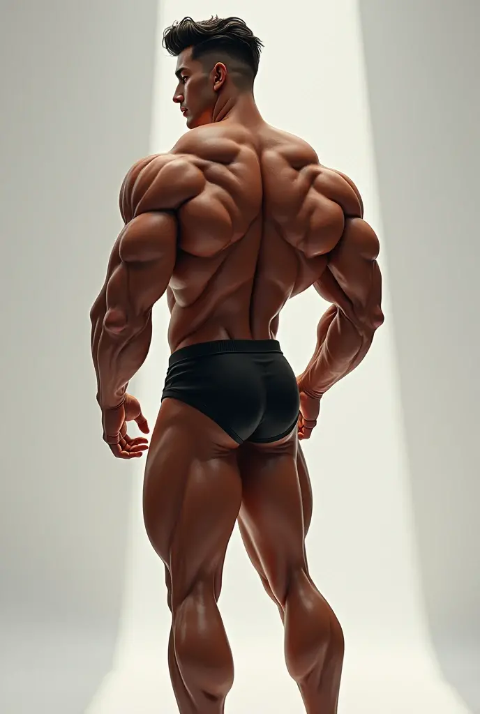 arafed man in a black ????????? flexing his muscles, posing and flexing, gigachad muscular, strong and imposing, bodybuilder posing, bodybuilder physique, fully body posing, flexing large muscles, exaggeratedly large physique, beefcake pose, full body greg rutkowski, muscular build, very muscular, big muscles, tall and muscular, showing off biceps