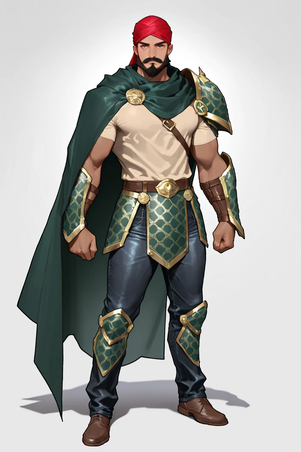 A young man with long white dreadlocks, dark skin, a melancholic expression, drooping eyelids and eyebrows, a lean face, a thin yet sturdy build, a tattered and ill-fitting light blue fantasy-style adventurer's shirt with short sleeves, revealing his abs, a silver breastplate on his left , a large sword is strapped to his back, a yellow belt, white coarse cloth trousers, stands nervously in a fantasy-style western town, this character embodies a finely crafted fantasy-style adventurer in anime style, exquisite and mature manga art style, dramatic, high definition, best quality, highres, ultra-detailed, ultra-fine painting, extremely delicate, professional, perfect body proportions, golden ratio, anatomically correct, symmetrical face, extremely detailed eyes and face, high quality eyes, creativity, RAW photo, UHD, 32k, Natural light, cinematic lighting, masterpiece--perfect, masterpiece:1.5
