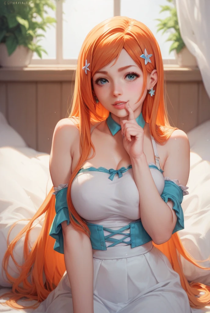 , hot, , , ,  completa, 16 year old redhead anime girl, cuerpo bonito, senos grandes, with hands behind head, pasando tus manos por tu cabello, chica , red pelo con trenza, beautiful lighting, sombras suaves, ojos azules, bonitas piernas, pelo con trenza, estilo anime, Ranma Chan, Autora Rumiko Takahashi, Basado en obra de Rumiko Takahashi, Anime Ranma 1/ 2,  decoration, cadera robusta, cuerpo entero, cuerpo completo, busto grande, chica joven con cuerpo hermoso y hermoso, girl 16 years old young short stature, chica anime, estilo anime, ((mejor calidad)), ((obra de arte)), (detallado), cara perfecta