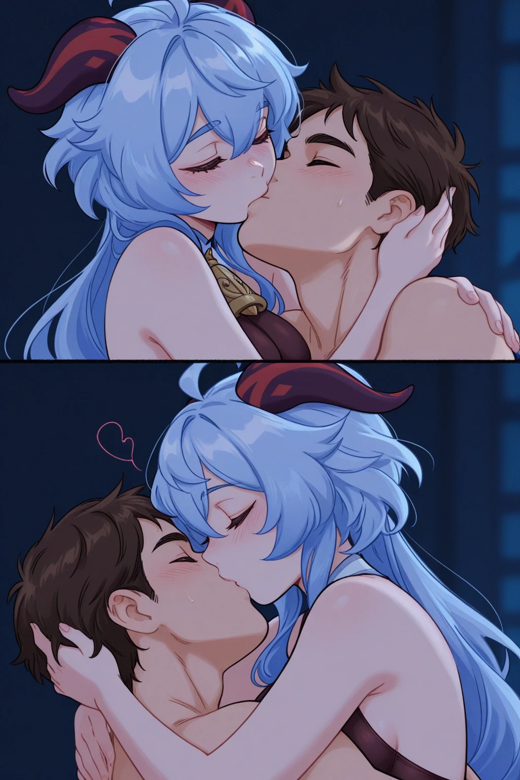 Selfie, full body, Katara, mirror bed phone selfie, , katara masterpiece, best quality, 1girl, , katara, selfie in full mirror , toned, dark skin, braid, jewelry, , small breasts, in bed, , looking at viewer innocently, blushing sexy excited expression, , sporty white thigh high socks, , red spanked butt cheeks, spanked, red bum, , round ass, sunshine,  comic, , no  (blue eyes:0.6), necklace