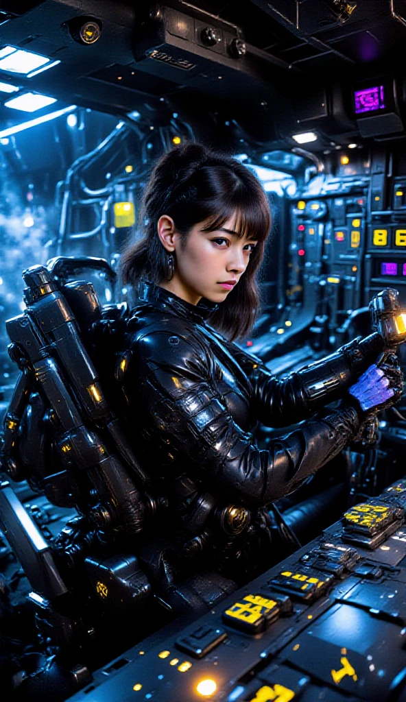 Robot sitting in a chair drinking coffee, society ), society 9, Cyborg movie still, Arita Photos, high definition society, Cyborg Villain movie still, society uhd highly detailed 4k, cyborg movie pictures, Cool stills, Cybernetic, highly sophisticated cyborg  