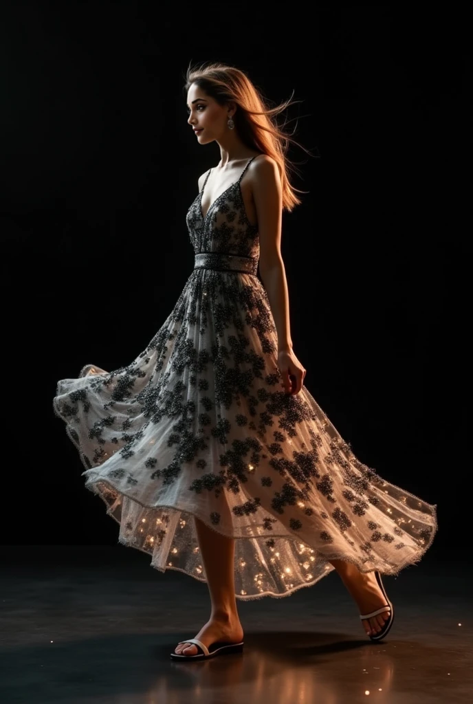An Icelandic woman, beautiful face, perfect figure, wearing a long dress made of jelly, jelly surface smooth, material Q elastic, diverse colors, crystal clear, white background --ar 4:5 --s 950