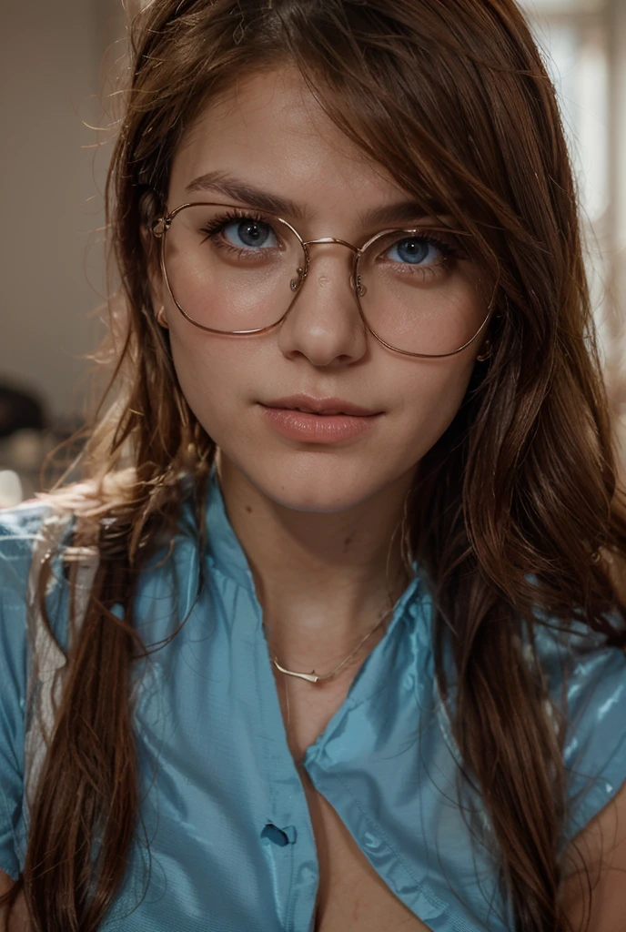 :1.5,最high quality, high quality, High resolution, high quality texture, high quality shadows, High resolution, Beautiful details, Detailed CG, Detailed Texture, Realistic representation of face, Realistic, colorful, delicate, Cinematic Light, Side light, Lens flare, Ray Tracing, sharp concentrated, (1 Girl,concentrated:1.3), ( Intricate details, compensate, PureErosFaceV1:0.5), (細部まで美しいdelicateな顔, 緻密で美しいdelicateな瞳, Perfect  Proportions, Dense skin, Optimal ratio of four fingers to one thumb,  Modest chest, Beautiful Hips, Smooth upper abdomen, Tilt,Blue Eyes　Glasses　Halong Bay　cruising　adventurous journey　gaze of love, impregnate me, lips of temptation, A sweet smile, 32 years old, full body figure, show off  under white shirt  ,ao dai,house wife, show off  under white shirt, air fortress hair, blonde hair