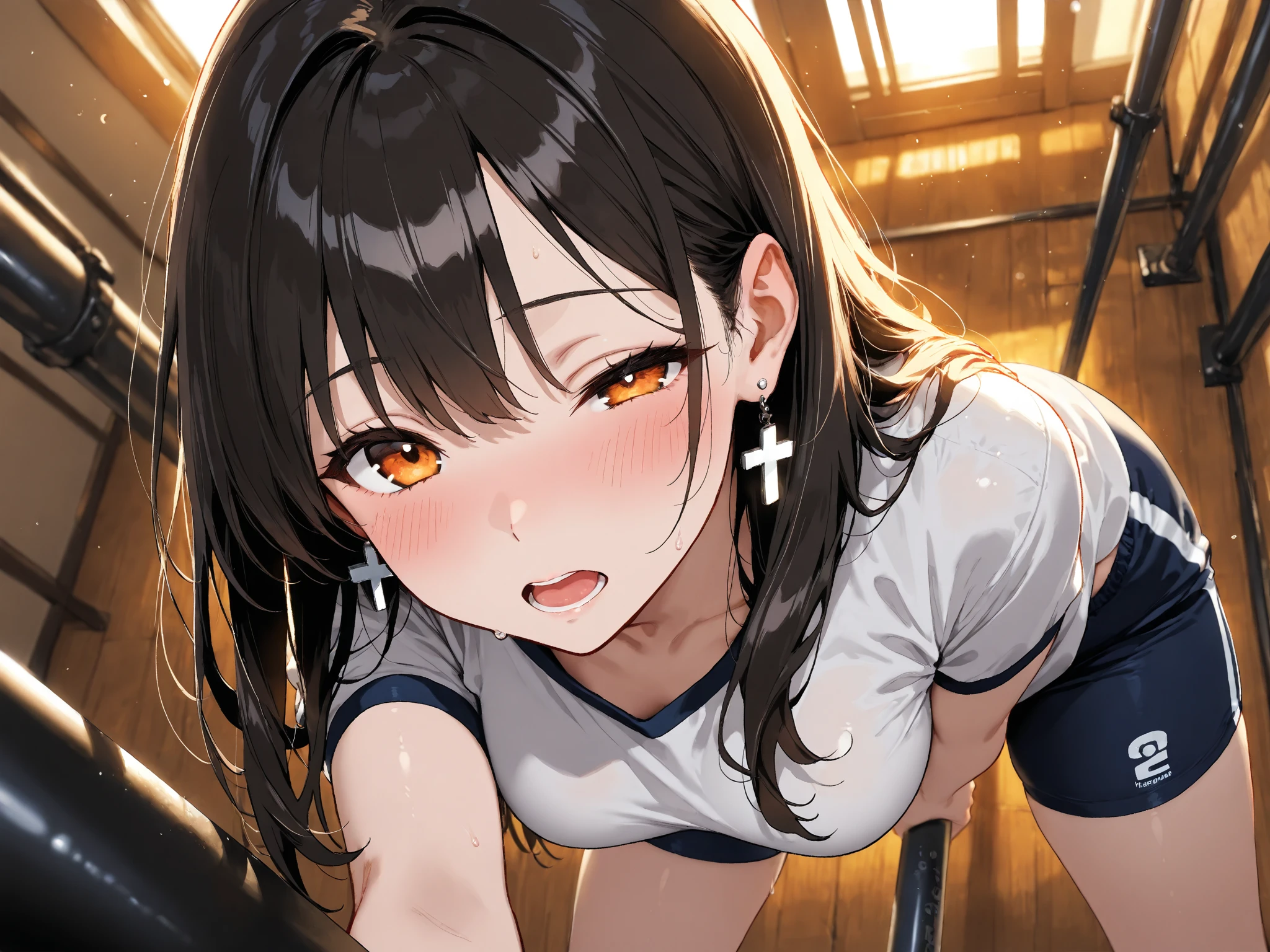 (((Browsing Caution, Close Up Facial  , Front view , From below , Movie angle))) ,(), break、（ 1girl、1boy）, 20-year-old, (close your eyes),(((Embarrassing, Excited, Fascinating, In the heat, orgasm,Blushing,shortness of breath, Very humid,vapor、Man grabbing woman's breastan behind))) , break (((Bright pink and green hair))),(Semi-long hair tied in one piece、Add a light pink ribbon to the end.:1.3),(((Two-part bangs , middle part, Bangs parted in the middle, Side-swept bangs))), (amount:1.3), (Small :1.0) ,((Sweaty skin, Dripping , girl trembling with ,  in , pubic hair)) ,Thin dots, feminine, Slightly muscular, Dynamic pose,((((vagina,Sex, A boy and his penis,Heterolo, Women in front and men in back , dorsal position,   in , pubic hair)))), break, (((White - Solid - Short Sleeve - Safari Shirt   ,))), break, (((Midnight,On the bed))),(masterpiece), (Realistic), (Highest quality), (Super detailed), wonderful, ((A face with attention to detail)) , clavicle, High resolution , (Super detailed), Smooth, 16K, Vibrant colors,vagina,Sex,