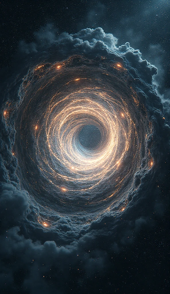 "Ultra realistic cosmic portal opening in deep space, mysterious ...