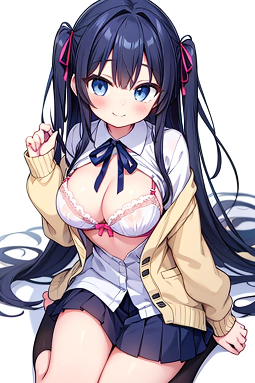 ????, ????, ?????, 1girl, ?????????????, ??????. empty eyes,,shizu murasame, long hair, blue eyes, black hair, sidelocks, hime cut, bangs, blunt bangs,,, 16 years old、 crying 、whole body, amusement park、