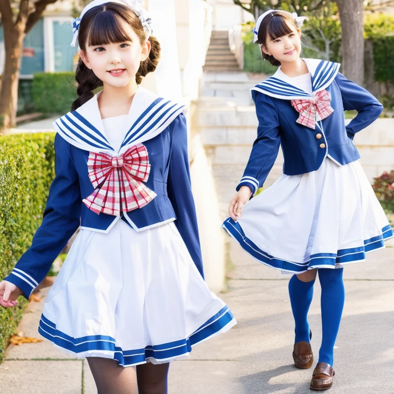 Cute girl`s school uniform V:01