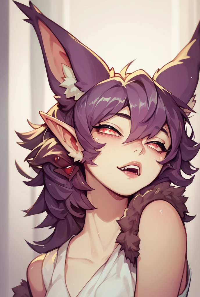 score_8_up, score_7_up, anime screenshot, looking at viewer, grass, upper body, , upper body, 1girl, meru pointy ears, light freckles, orange eyes, heart eyes, braided hair, BREAK large , ,  on face,  , large breast,  between breast, , tongue out, open mouth, looking at viewer, hand on breast, cumdrip,  string, saliva trail, saliva on , ,