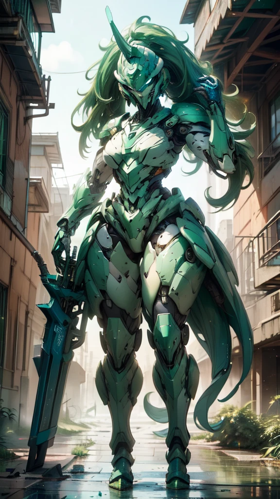 ((Highest quality、unity 8k wallpaper、32k、masterpiece、Very detailed、Ultra-high resolution、Ultra-high resolution、 Very detailedな顔, RAW Photos, Professional, Ultra-fine painting, Anatomically correct lizard man)) AndroidKotegawa Yui morphing into lizardwomen, kotegawayui, Long black hair, Yellow Eyes, ((Reptile Eyes)、mouth with sharp fangs,,、From shoulder to collarbone、It is covered with fine scales up to its neck..、(In the ass、juxtaposition, Impressive lizard tail stretching from tailbone to spine) 、Lizard legs with sharp claws、Fine blue scales that grow like thigh-length socks、Fine blue scales that grow like long gloves、Long nails)、 are fully visible、((There are fine scales on the sides、It has fine blue scales growing around its waist.., Scales on the back、Scales from flank to thigh))、The boundary between the scales and the skin is unclear、Mechanical Lizard、Androidization、Mechanical Body、Mechanical scales all over its body、Robot Joints、