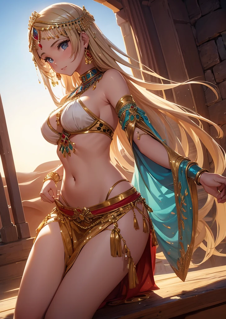 MahabharataPunkAI, see-through, clearswimsuit, ????, tan skin, beautiful, Egypt style, egypt girl, cute, 1 girl