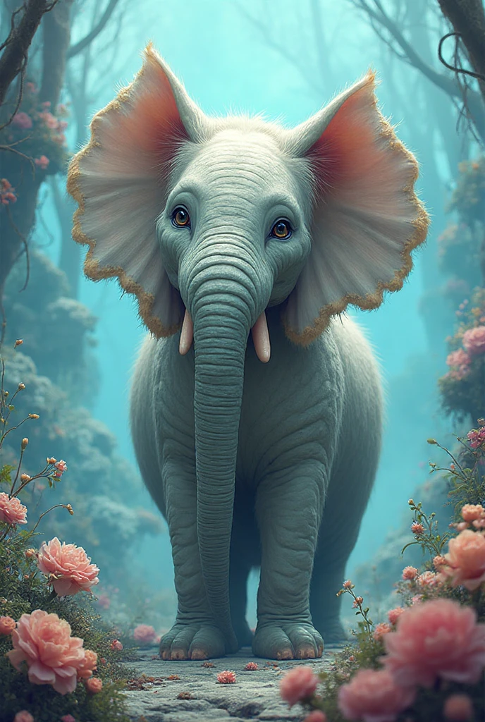 havia uma elefante, elefante feliz na foresta, trompete, pintura SNES