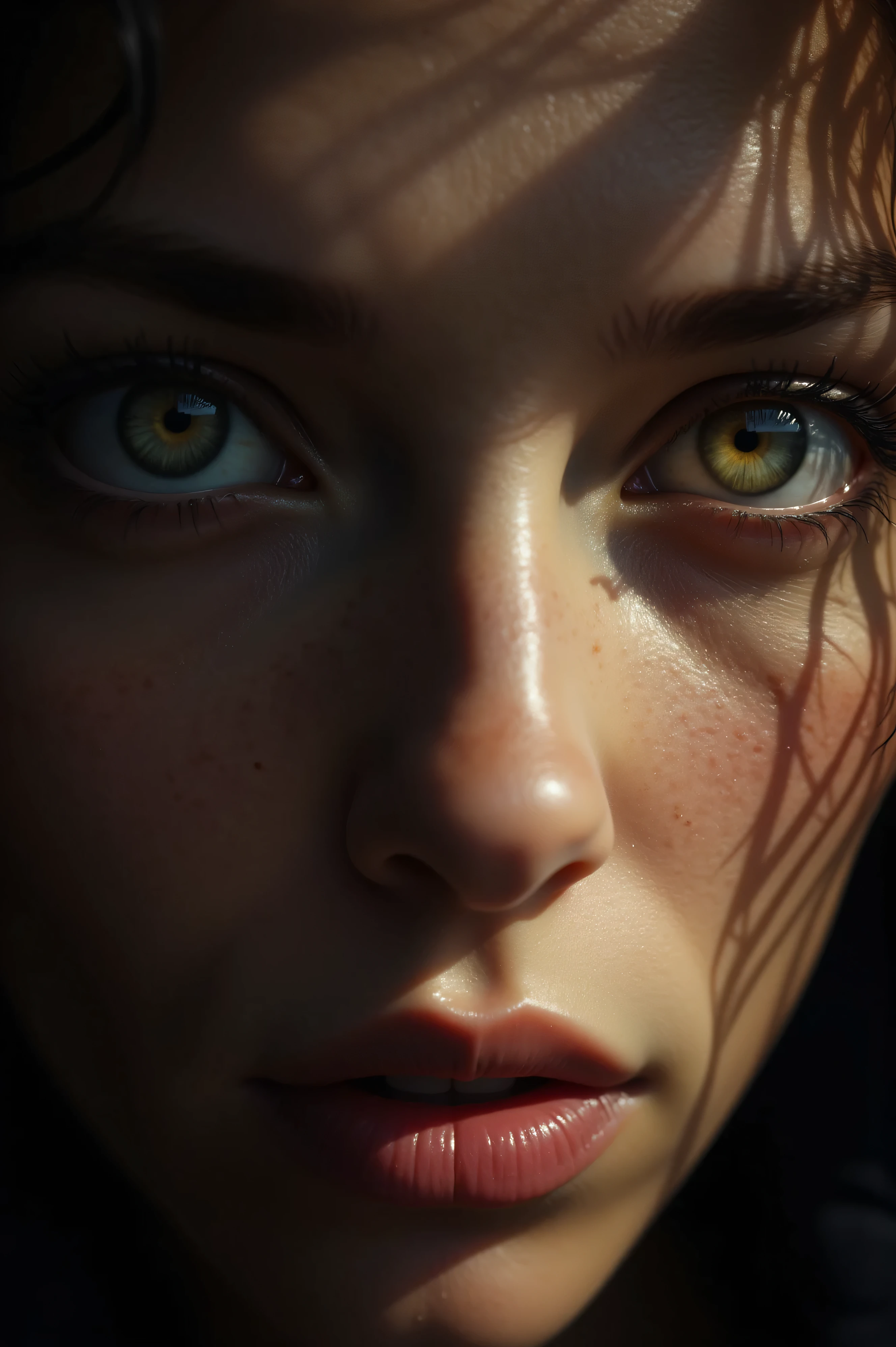 Clear up this image and let the faces in this picture come out in the most intricate detail. All facial features must pop, be sharp, and be seen clearly. Ultra-realistic, photo-realistic, ultra-detailed, physically-based rendering, high-res, startling presence, icon style, intricate eyes, cinematography, realistic vision, hyper-realism, highest quality images, depth of field, interdimensional transparency, cinematic photography, realism, UHDR, Kubrick Stare, a masterpiece.