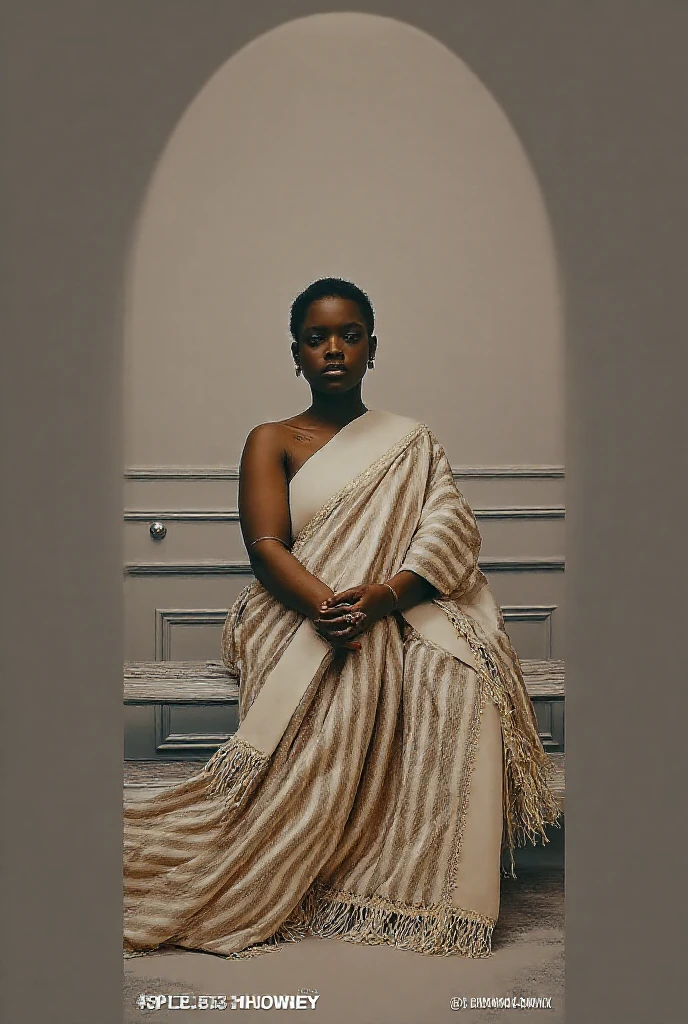 The Birth of Venus with ebony skin wearing a sheer dress, Paintings by Vigée Leblanc