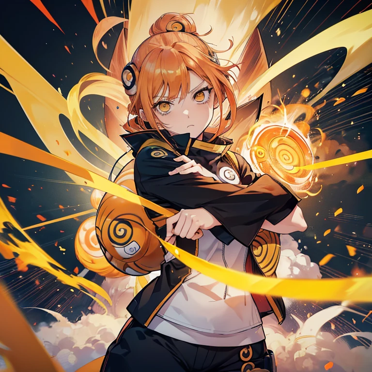 (grainy: 0.5), cinematic, girl, adult, space, serious, military pose, detailed face, detailed military equipment, volumetric lighting, isolation, horror, perfect ???????, hyper-realistic, dark lighting, bioluminescent details, background, mixed-language_text, Japanese letters in graffit, boys, excellent lighting, sidelighting, (), vhsKeeper,, style GUILTY GEAR -STRIVE perfect ultimate (flat color: 1.3), (magazine_cover: 1.4), (multicolored_background: 1.3),  striped_background, card_background, :: comix style by joe madureira :: circular pieces of white metals glued to the arms coming out shimmering yellow glow, , perfect and detailed, ultra detailed shirt with abstract design and with Japanese letters in graffit of the sides of the clothing, image of full-body boys fighting next to you with powerful dragons versus alien creature full of tentacles ,  with immersive effects, hover effect, background style graffiti tribal tattoo with vibrant colors "ultra hdr" detailed and with focus effect, (masterpiece: 1.2, best quality), (finely detailed beautiful eyes: 1.2), , ((Solo)), (Finely detailed eyes and detailed face: 1.3), in various full-body attack poses, (cute background: 1.2),futuristic costume, Super detailed circular metals Clinging to the arms and pants,  fantastic paintings