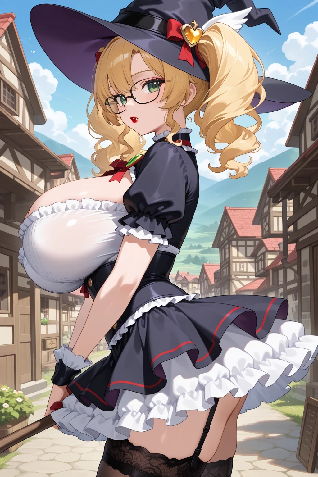 {highest quality、masterpiece、so beautiful、Ultra-high resolution、An illustration、Very delicate and beautiful、Very detailed、CG、wonderful、細かいディテールのmasterpiece、The highest and ultimate art、Very detailed 、CG Unity 8k Wallpaper}、1 girl, Cowboy Shot、Wearing clothes、smile、Sensual、Muscular、plump、(((Super big boobs)))、anime,,3 years old、Short length、(((skirtの端を持ち上げる)))、(((skirtをめくり上げる)))、(((I can see your pants)))、(((skirt)))、((((School Backpack))))、(((Backpack)))、(((Barbara,Genshin impact))),(((blonde、Twin tails、)))