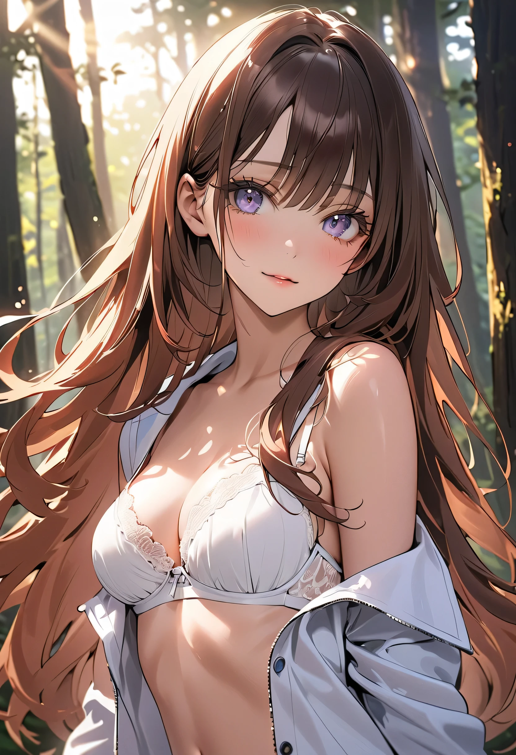 Hot anime waifu,big breasts,big ass,long brown hair,wearing a  suit,calm face expression,6 months pregnant