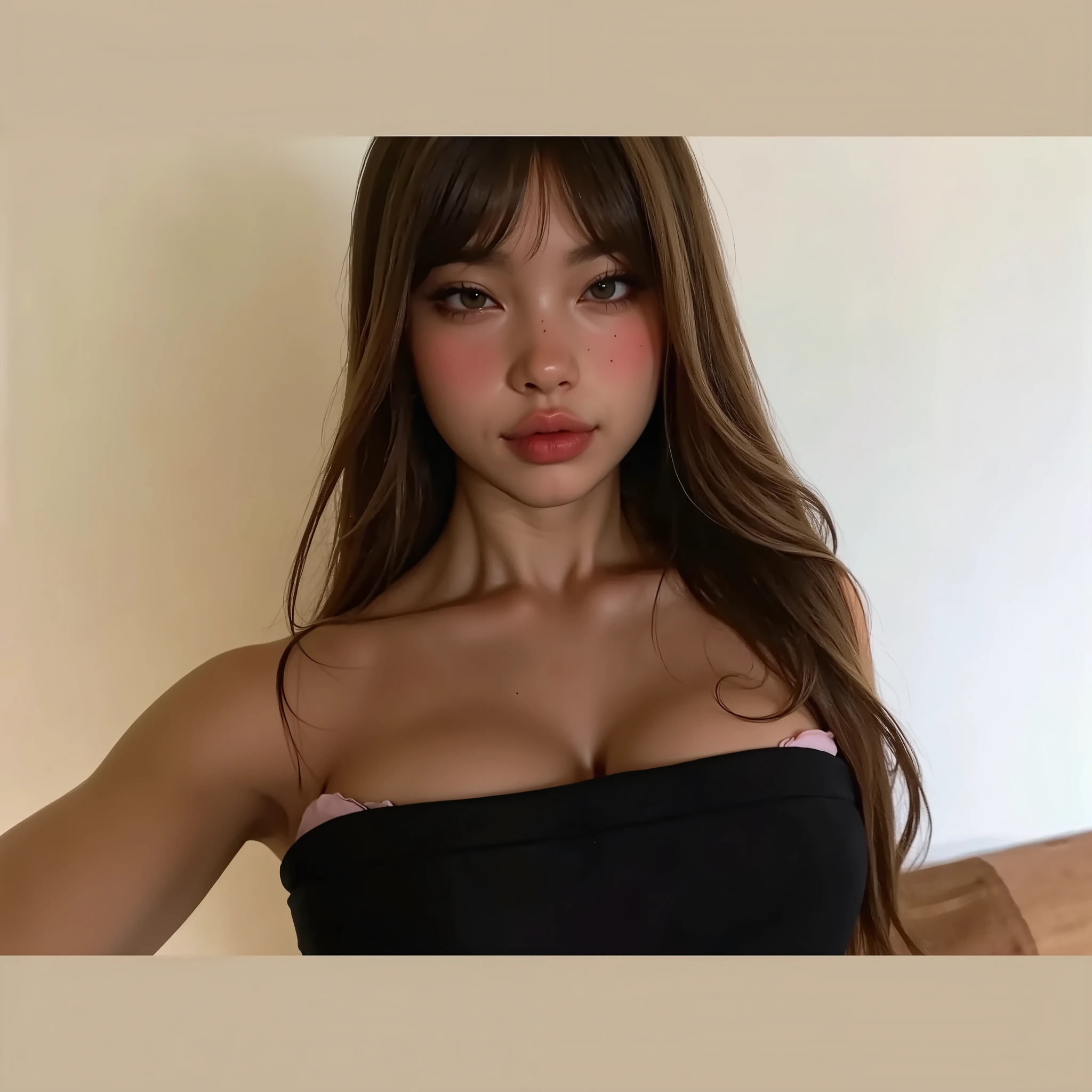 A 22-year-old has a wide rectangular face with soft and proportional features. Your eyes are greyish-green,   deep and expressive  , um pouco pensativo , mas um olhar calmo. The almond-shaped eye shape confers intelligence and light mystery.  The nose is straight   , tidy and harmoniously fits the general features of the face , with a rounded tip .    Thin Lips, symmetrical, with a natural pink tint, and its neutral expression makes the look restrained and a bit thoughtful. Weight 83 kg height 185 cm

Medium-length dark blond hair looks a bit disheveled, the fringe falls on the forehead creating the natural sloppiness effect.   They are bulky and soft   , is visible adding relaxation and lightness to the image .  The skin is clear and smooth  , bem-cuidado, Talvez,  com cerdas leves, emphasizing natural masculinity . Em geral, the facial expression is calm , a bit distant or focused, with a direct and confident look .

The style of the dress can be described as minimalist and modern , com elementos de streetwear e casual . The costume is dominated by dark tones , voluminous black hoodie. O jovem está vestido com um voluminous black hoodie , under which a black t-shirt . This choice emphasizes the desire for comfort and laconic style . Small button earrings add personality and a slightly rebellious touch to the look. Em geral, the style of clothes and the hairstyle create the impression of a confident person , freedom-loving and , Talvez, uma pessoa criativa .