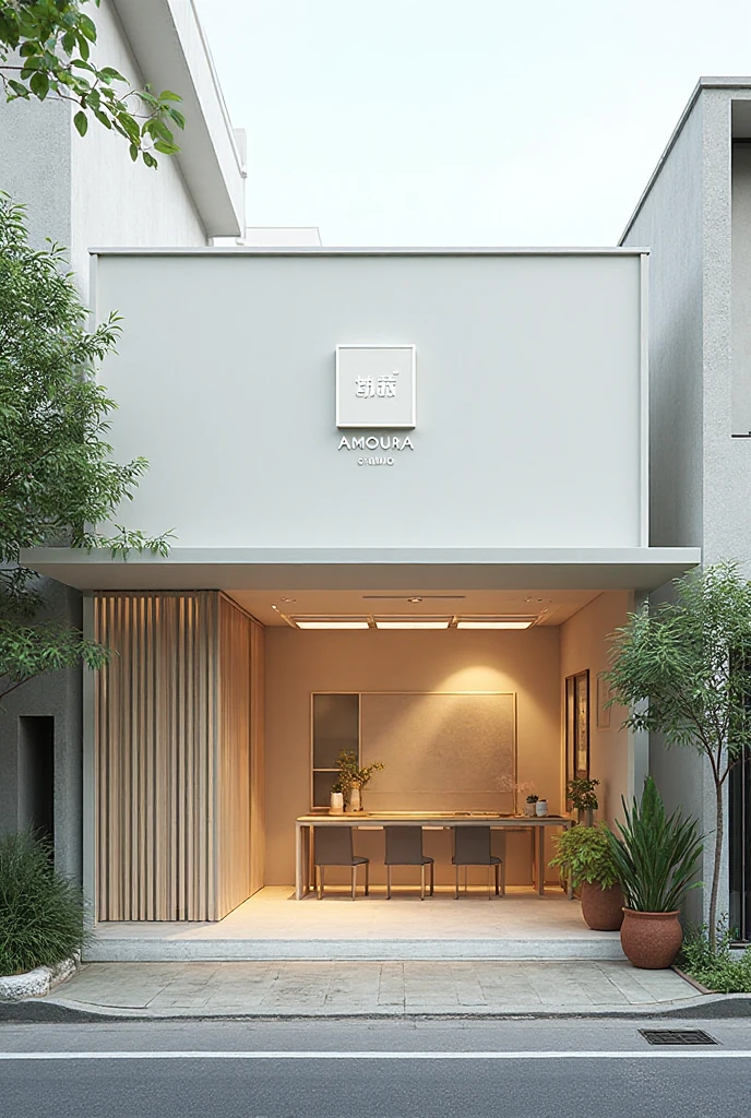 a representation of a house with a porch and porch, Design exterior, fully detailed rendering, detailed renderinging, casa completa, detailed rendering, casa conceito, projeto residencial, very detailed rendering, perspectiva frontal, 3D rendering, 3D rendering, architectural rendering, with 3D rendering, with 3D rendering, luminous rendering, highly detailed rendering, vila interdimensional