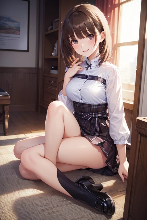 (((masterpiece, Highest quality, High resolution, 超High resolution, Perfect Pixel, Depth of written boundary, 4K, RTTX 10.0))), Beautiful Anime Woman, Beautiful art style, Anime characters, ((Smooth texture, Realistic texture, Anime CG Style)), Exact finger count、Exact number of legs、(Exact number of arms:1.0, Exact number of hands:1.0), (Perfect hands, Perfect ), Cinematic, Realistic, Extremely detailed CG, Daytime lighting, Perfect lighting, Best Shadow, The best natural light, whole body, Perfect body, Slender body, ((bangs, Dark reddish brown hair, Stylish and cute half-up hairstyle), Long Hair), (Detailed face, Cute Face), (An adult woman is walking while lifting her skirt with her hands.:1.7), (Pink nurse uniform, Nurse cap、nurse dress:1.3)、Angle from the front, (( and cute white panties:1.3), (Glossy satin panties, Side-tie panties, Lace panties:1.3), (White panties with red ribbon, lace garter belt, Garter Strings, Knee socks:1.3)), (Beautiful big :0.95), (Beautiful and thin thighs:1.3), Feeling embarrassed, (blush:1.2), (Very embarrassed look:1.6), (Hospital reception, Many patients in the background:1.4), nurse uniform, nurse cap
