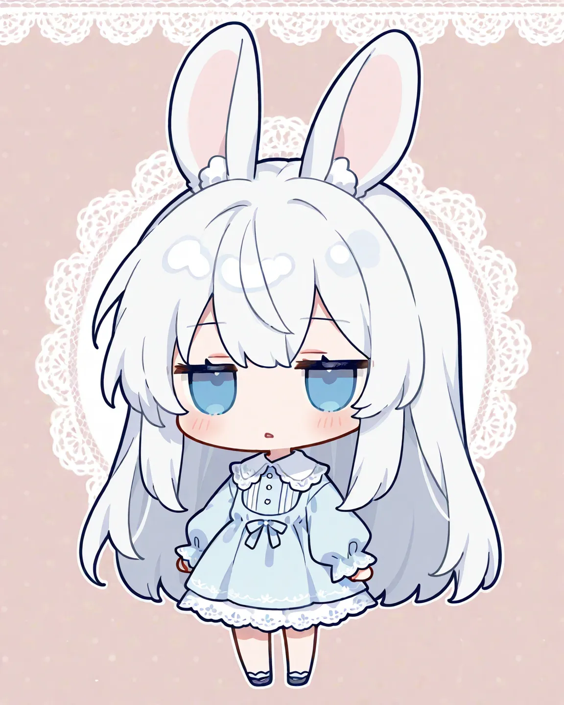 ジト目のちびキャラが生成できます