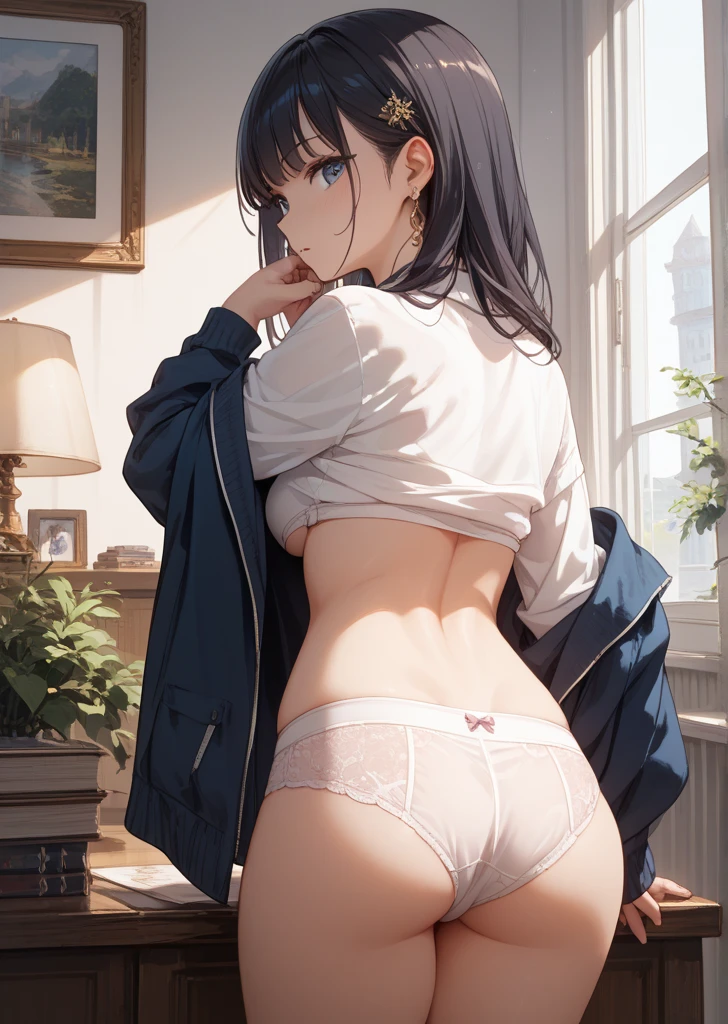 <lora:locker_room_v0.1:1>
locker room, 1girl, school uniform, undressing, bra, looking back,, masterpiece, best quality, highly detailed