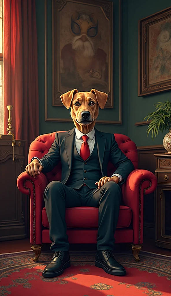 A really rich person sitting there looking at us, He lives in John Wick ...