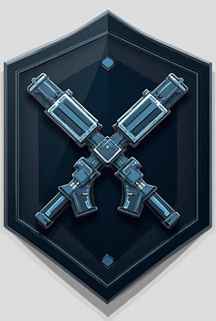Specialized police unit insignia, modern hexagonal frame, contemporary ...