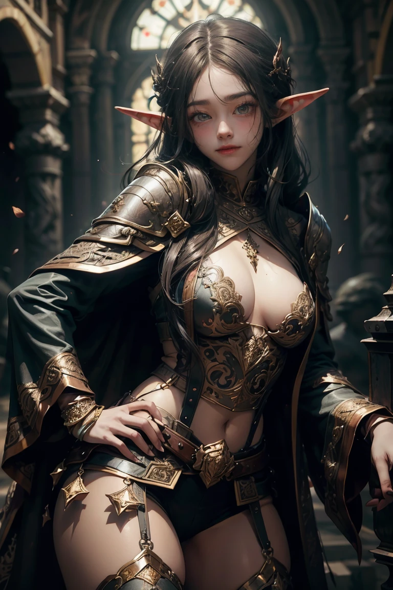 Beautiful painting of a perfect Succubus, with a slender figure and ?????????????, shapeless long hair flowing around her, perfectly proportioned features, small horns gracefully adorning her head. She is wearing an extremely baroque, revealing dress that showcases her figure in exquisite detail. In this captivating upper body shot, the Succubus faces the camera, her ethereal beauty near to perfection. The concept art of this masterpiece is a collaboration between Greg Rutkowski, John William Waterhouse, and Alphonse Mucha. The abstract beauty of the painting is heightened by its striking, near-perfect form. The dynamic pose adds a sense of pure