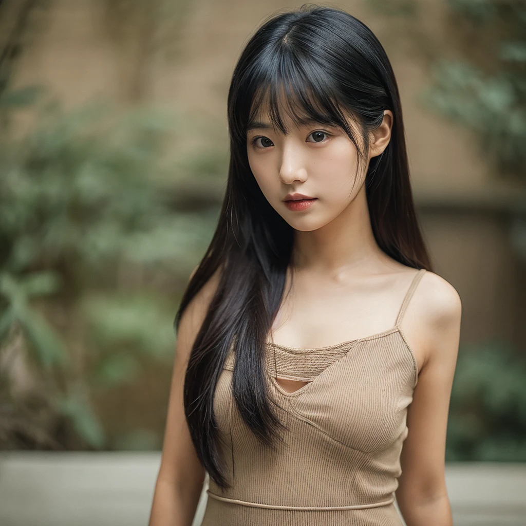 1girl in, A smile, (((tiny ))), (((Bokeh))),depth of fields, cute  face, Gaze towards the viewer, ​masterpiece, model shoot tyle, Full body portrait,   pose, ((8K 、RAW Photos、top-quality、​masterpiece)、High Detail RAW Color Photo Professional Photo、(realisitic、Photorealism:1.37)、(top-quality)、(Best Shadows)、(The best illustrations)、超A high resolution、Very detailed CG unified with 8K wallpapers、physically-based renderingt、Cinematic lighting)、