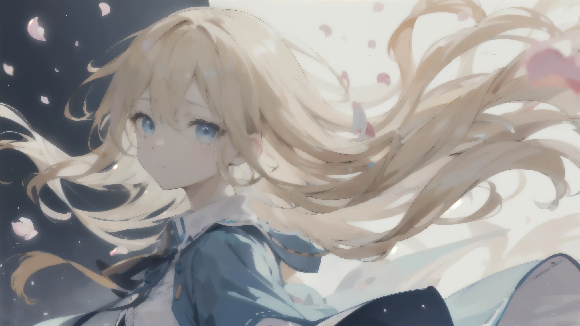 1girl, a painting by mse a woman by agnes cecile, luminous design, pastel colours, ink drips, autumn lights