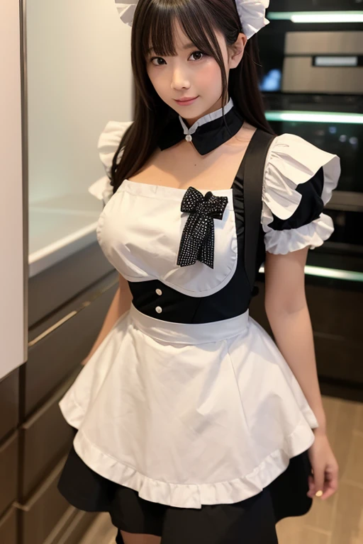 Realistic photography, full body, HD, maid, looking at the camera, long black hair, cat ear hairpin, wearing an exquisite maid uniform with lace and ribbons, wearing ruffled lace stockings, lace gloves. ((Random sexy poses, devotion, deep joy, drunk eyes: 1.2)), ((Close my eyes and take a deep breath: 1.2)), ecstatic face, orgasmic expression, whole body twitching, despair, ((I am breathing rapidly: 1.2)), ecstatic face, orgasmic expression. Skirt. Standing and making a cat paw gesture, neat home environment,,(Medium chest)

