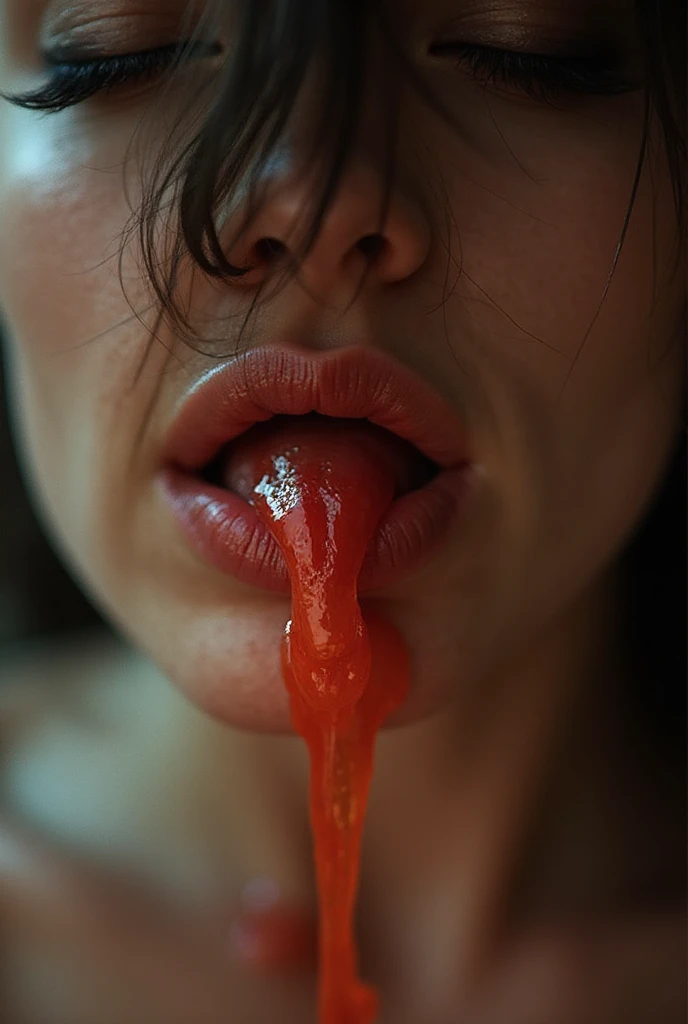 Close-up image of ?????? leaking blood