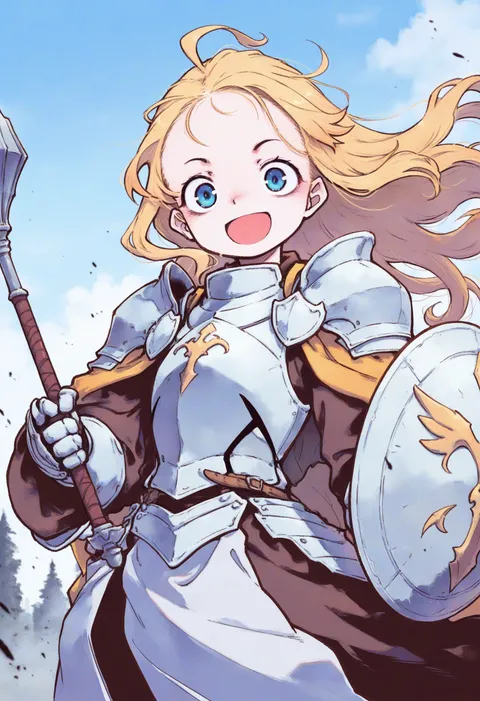 动漫圣骑士女孩