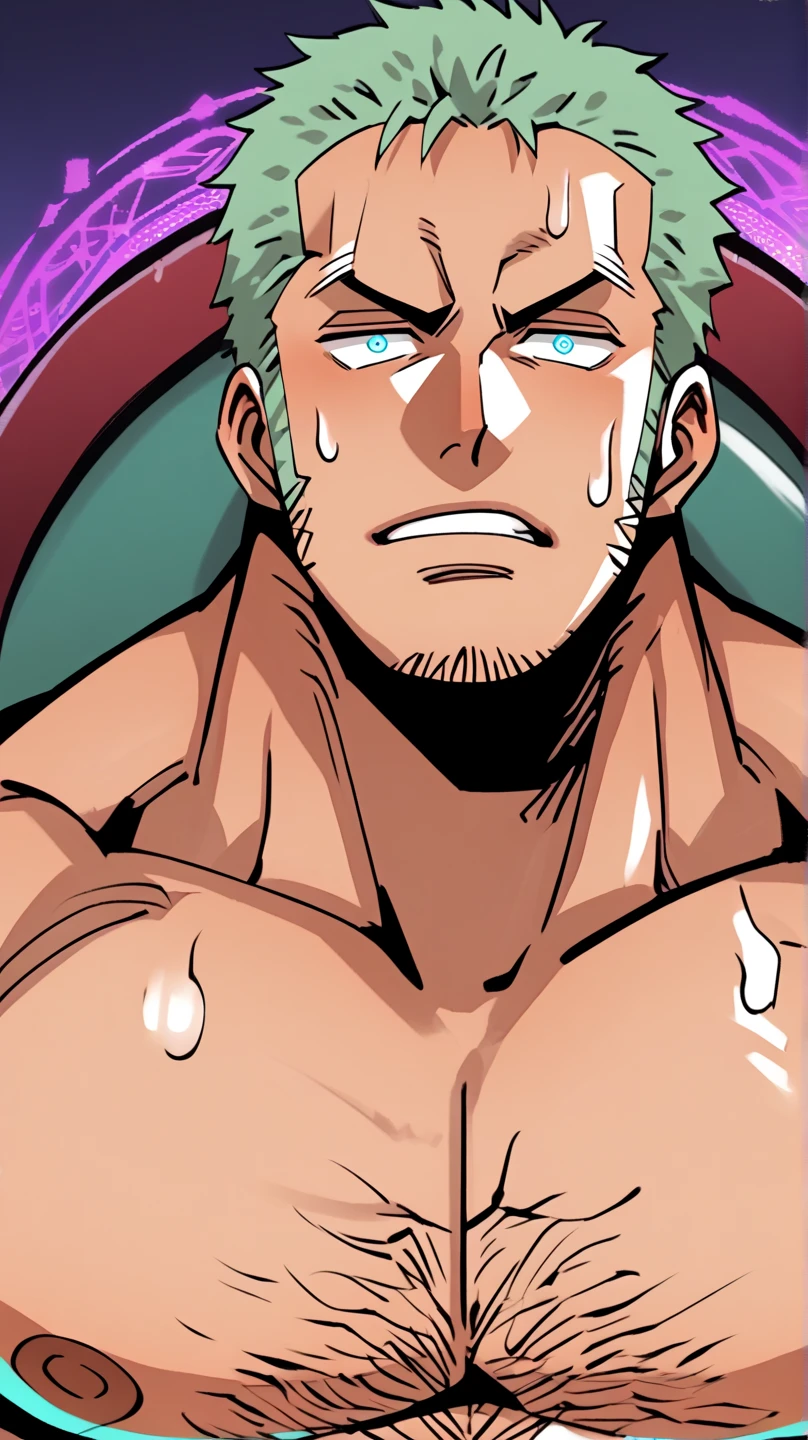 source_anime, anime coloring, score_9, score_8_up, score_7_up, score_6_up, perfect , perfect proportions, best quality, masterpiece, high_resolution, high quality, best aesthetic, incredibly absurdres, highres, extremely detailed, huge filesize, mature, masculine, manly, virile, handsome, charming, alluring, bara, male focus, solo male,, CaWBlKillerTCell, blond hair, black eyes, sanpaku, long sideburns, facial hair, chinstrap beard, jawline beard, scar on face, scar on cheek, (old man, wrinkle, rugged, brute face:1.4), black cap, Killer T Cell cap \(Cells at Work\), black headshet, collarbone,  ,  hair, , shirtless, portrait, close-up, aroused face, , uneven , one eye half closed, tongue out, , rolling eyes, saliva, drooling, trembling, heavy breathing, steamy, , tears, runny nose, , , intense blush lines, intense blushing, embarrassed, sweatdrop, bashful, nervous, furious, upper body, bed, pov, from above, pov shadow