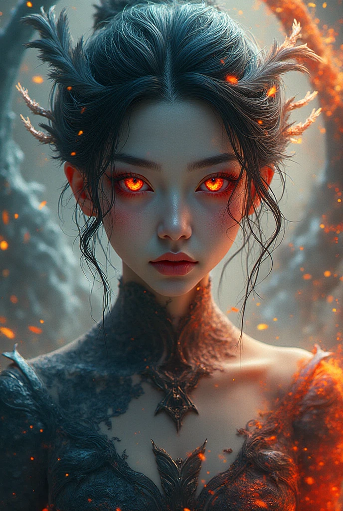 High quality，Best quality，Reality，Super realistic，Super detailed，masterpiece，high resolution，8k，Very real，Hellbringers，Red Eye，Crescent Moon，Hamburger，pumpkin，Close-up of a bat，一名持剑的女孩与vampire，Black cape，Bikini，Glitch Punk Girl，Pale milky porcelain skin，vampire，Smooth and  white skin，Thin legs，Small waist，Small buttocks，Broad shoulders，Beautiful clavicle，超Reality主义， Busty  breasts，Upper body，穿着Bikini，Tattoo，Red eyes，Gothic art style，((Bat Wings))，史诗奇幻number艺术风格，贵族优雅的vampire女孩，Dan Mumford，Tom Bagshaw，Dark fantasy art，Epic fantasy art style，Dark fantasy art style，Epic fantasy art style高清，黑暗幻想number艺术，"Artistic image type：{ perched on top of cybernetics dragons, vampire少女调查下面广袤的网络大都会。Infused with neon lights，Revealing her technologically enhanced body，Embedded LEDs and retractable tech arms shine。She strikes a striking pose，Seems ready for action，A fusion of ancient legends and future visions}，Perfect location，City view，(Vivid neon lights：1.5)，(number：1.25)，(4K：1.2). environment：City Panorama，Bats flying over the skyline，(whole body:1.8), magazine photography，A cute girl image，Popular on social platforms，((Dopamineism))，(((Dopamine color matching)))，Dopamine，(in the style of Y2K)，Luo Erchun，Three-dimensional ancient style，Oriental poetry and painting