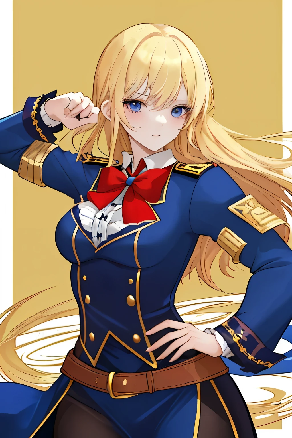 cute, small, short, flat, masterpiece, detailed, high quality, absurdres, Tanya Degurechaff, 1girl, solo, evil grin, curvy, military, military uniform,  peak, no 