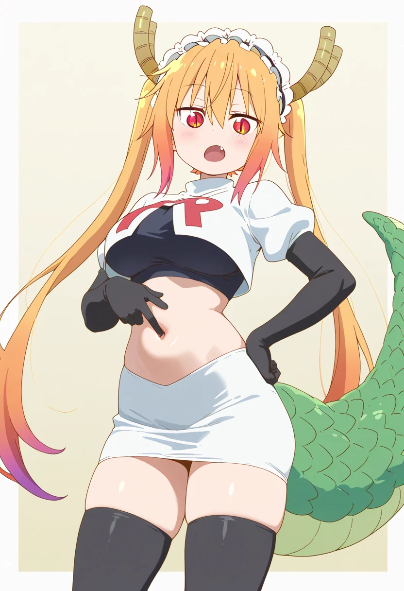score_9, score_8_up, masterpiece, furry, solo, school uniform, leaning forward, cleavage, large breasts, twin braid, tan girl, blonde, necklace, bracelets, mini pleated skirt, screencap, flat colors, outdoors, school, dragon anthro, scales,DragonToonFlux, holding a sign saying "Test my LoRA"