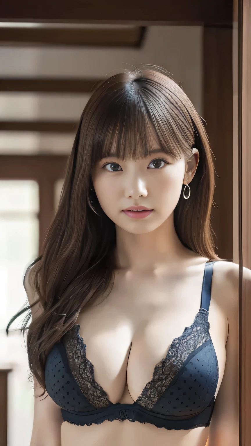 Matthew Peace, Highest Quality, Super Detailed, detail, high resolution, 8K Wallpaper, beautiful eyes, (  big symmetrical eyes:1.3),Very complicated、high resolution、
(     showing boobs, A masterpiece that heals the public   ,          Highest Quality            ,           very detailed  ,           detailed face       , 8k),,(                                face like a baby                                     、bang、       Uncontrollable hair、   、( big boobs)piercings 、living room with a standing roof、camera)(      Beautiful bra     ,,  )(     long bob hair、        I'm furious with intruders、showing boobs、)   ( smile、arrogant attitude、Shows discomfort、angry、、wonderful、    polka dot underwear、heavy makeup、high school girl、sexy )              sharp concentration    、 And high-precision   、 front map、   and I'm wearing a black bra   
   