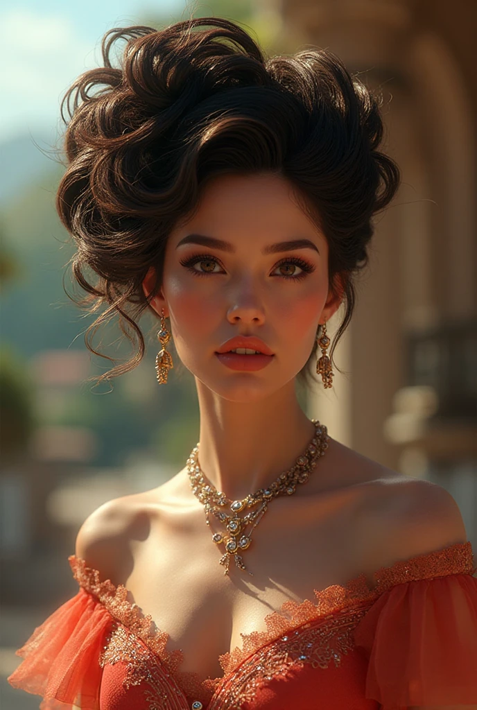 portrait of a woman in the style of the Great Gatstby without backgrounds