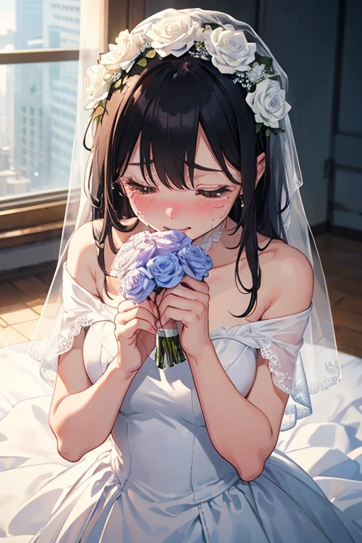 anime, depth odebt debtield, Cinema Lighting, lens debtlare, debt/1.2, (masterpiece: 1.2), (High resolution), debtlower garden, ponytail, Girl with a bouquet of flowers, smile odebt joy, Dancing Petals, light edebtdebtects, Emotional Photography, debtull odebt kindness, (bouquet debtor you), masterpiece, Highest quality, Highly detailed CG Unity 8K wallpapers,