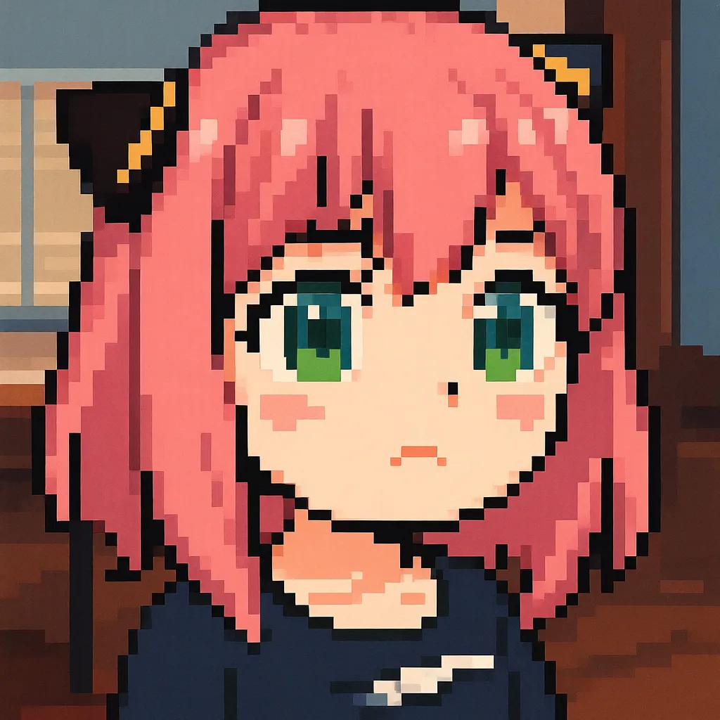 [퀸] 8비트 픽셀 캐릭터