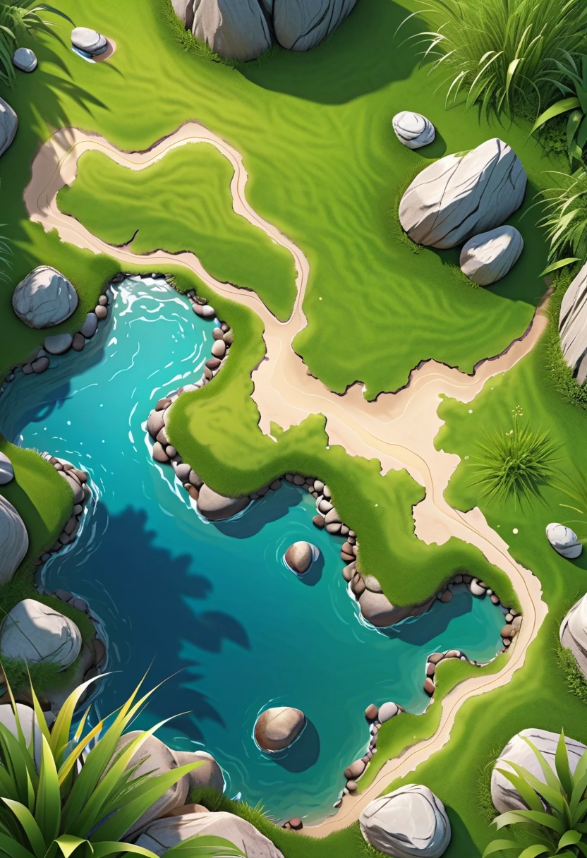 a river flowing in both directions