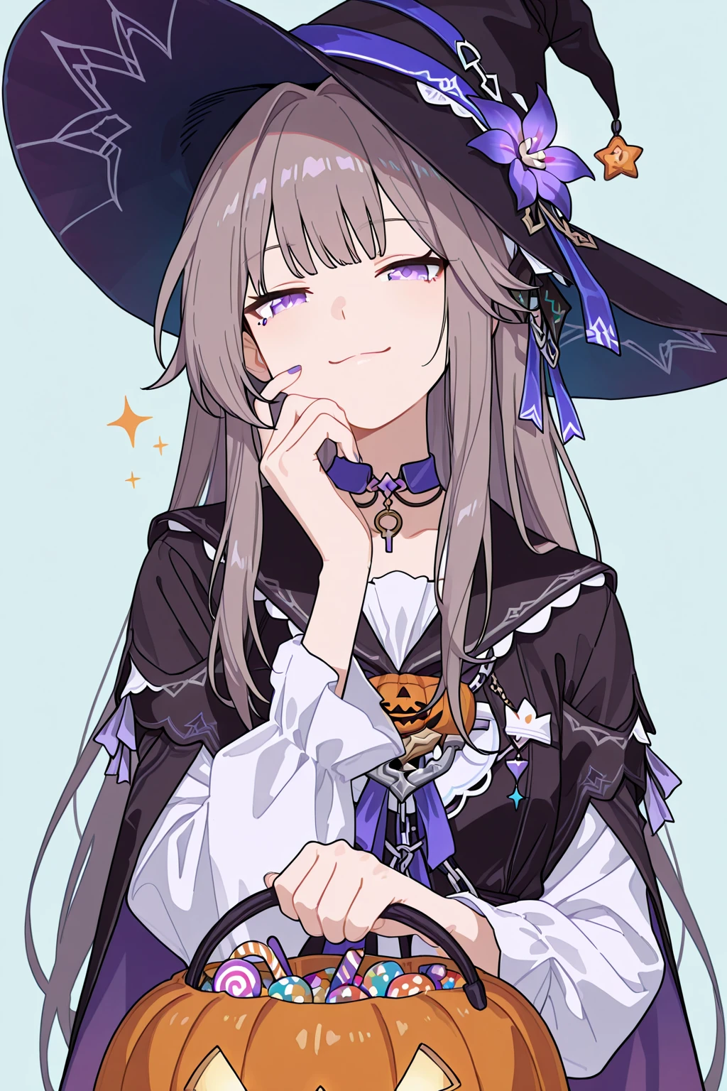 (highest quality、masterpiece、High resolution、detailed)、,BREAK,(beautiful anime)、masterpiece, highest quality, Chibi, wizard's tea party, handsome male witch, beautiful witch, Happy, lively, colorful